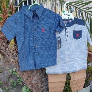 U.S. Polo ASSN. Boys set 3 piece